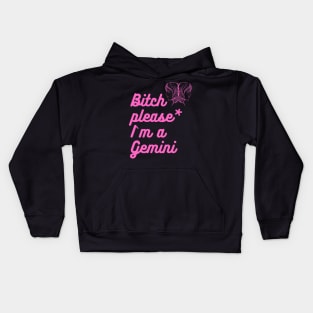 Gemini girl birthday gift - fun cool y2k for Gemini Kids Hoodie